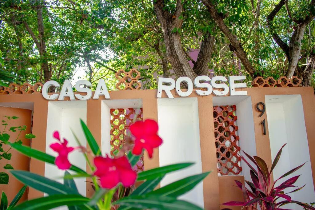 Villa Casa Rosse Tulum Esterno foto