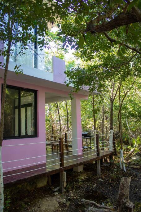 Villa Casa Rosse Tulum Esterno foto